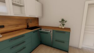 vizualizace Kuchyně truhlářství Limita Furniture 33